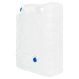 Vidaxl Water tank with tap 20 l plastic transparent