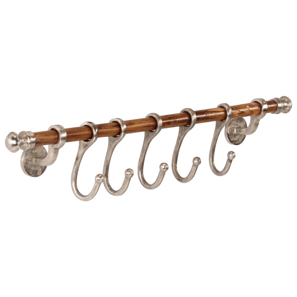 Vidaxx Wandgarderobe 75x15 cm Aluminium