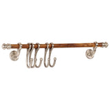 Vidaxx Wandgarderobe 75x15 cm Aluminium