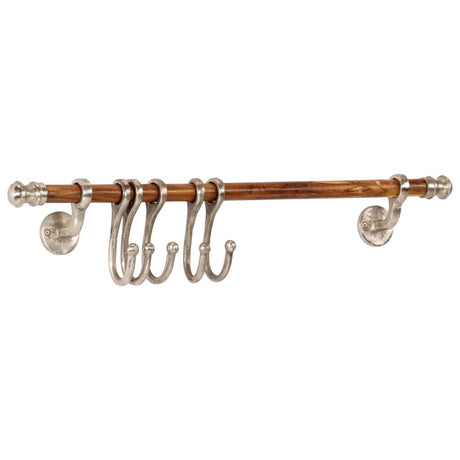 Vidaxx Wandgarderobe 75x15 cm Aluminium