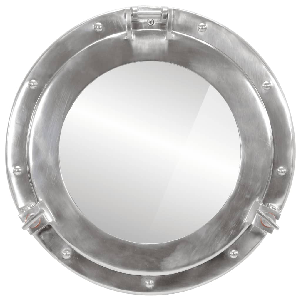 Vidaxl Wall Mirror Patrijspoort Ø38 CM Aluminium i szkło