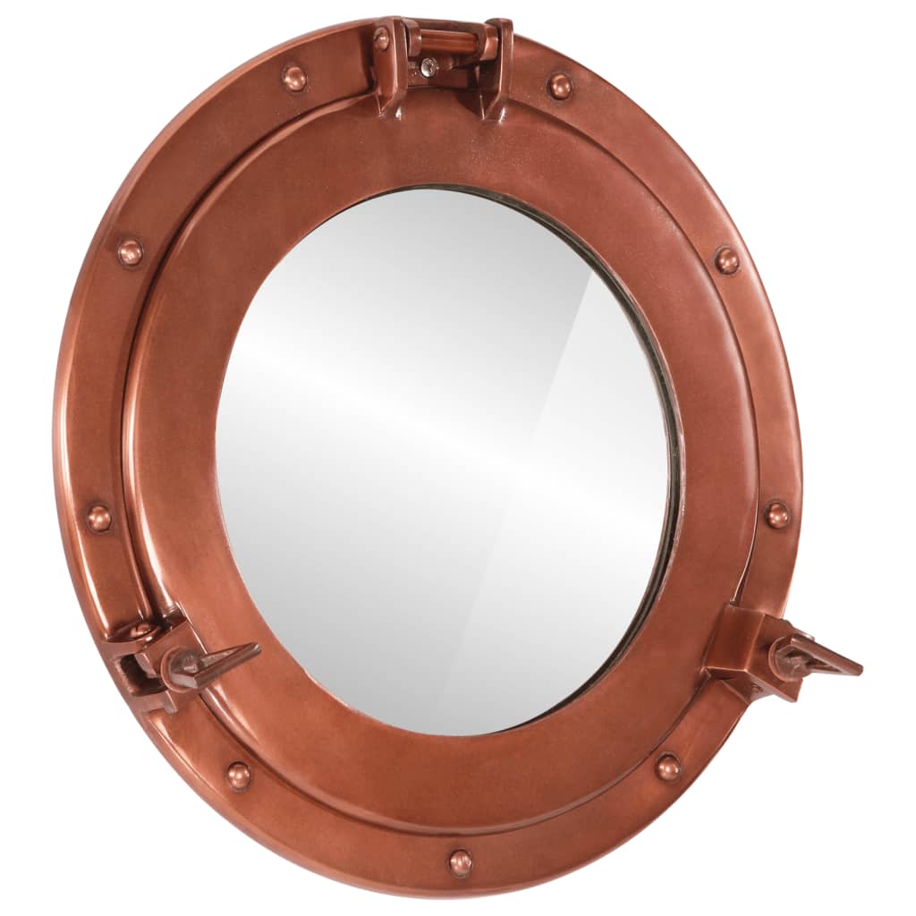 Vidaxl Wall Mirror Patrijspoort Ø38 cm hliník a sklo