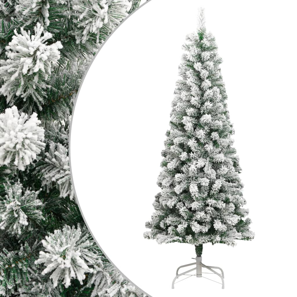 Vidaxx künstlicher Weihnachtsbaum mit Scharnieren und Schnee 210 cm