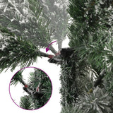 Vidaxx künstlicher Weihnachtsbaum mit Scharnieren und Schnee 210 cm