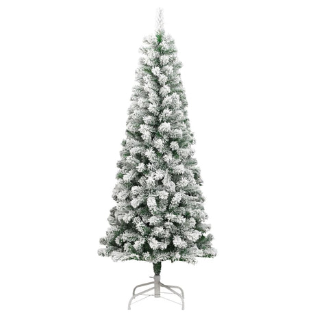 VidaXL Künstlicher Weihnachtsbaum mit Scharnieren und Schnee 240 cm