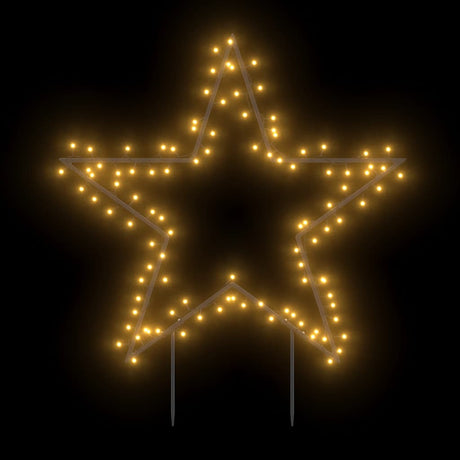 VidaXL Weihnachtsbeleuchtung mit Stern 115 LEDs 85 cm