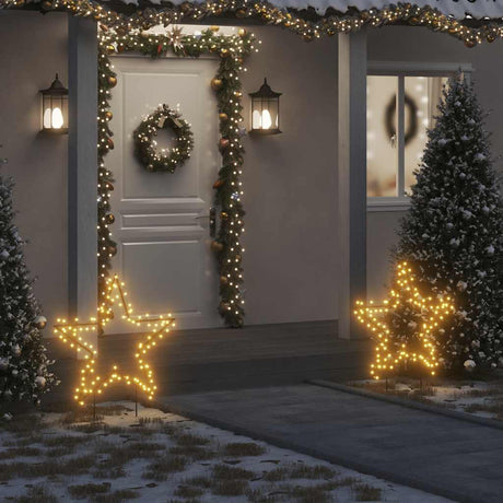VidaXL Weihnachtsbeleuchtung mit Stern 115 LEDs 85 cm