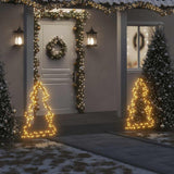 VidaXL Weihnachtsbeleuchtung Weihnachtsbaum mit Erdspießen 115 LEDs 90 cm