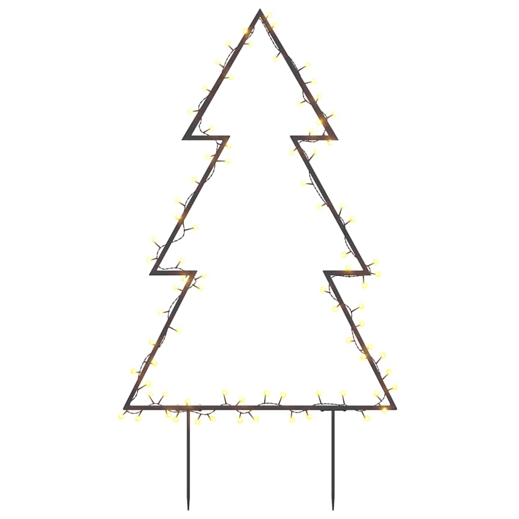 Vidaxl Weihnachtsbeleuchtung Weihnachtsbaum mit gemahlenen Stiften 80 LEDs 60 cm