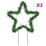 Vidaxl Weihnachtslichter Stern 3 ST mit gemahlenen Stiften 50 LEDs 29 cm