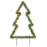 Vidaxx Weihnachtsbeleuchtung mit Erdspießen Baum 115 LEDs 90 cm