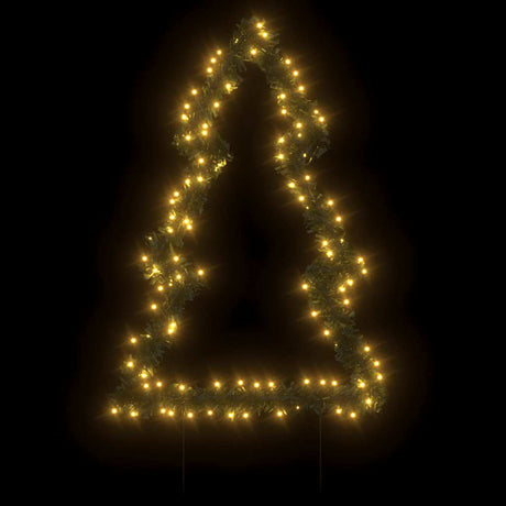 Vidaxx Weihnachtsbeleuchtung mit Erdspießen Baum 115 LEDs 90 cm
