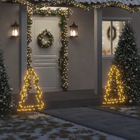 Vidaxx Weihnachtsbeleuchtung mit Erdspießen Baum 115 LEDs 90 cm