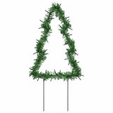 VidaXL Weihnachtsbeleuchtung Weihnachtsbaum 3 Stk. mit Erdspießen 50 LEDs 30 cm