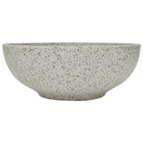 Vidaxx Aufsatzwaschbecken rund φ41x14 cm Keramik grau