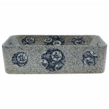 Vidaxx Aufsatzspüle rechteckig 46x35,5x13 cm Keramik Mehrfarbig