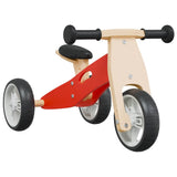 Vidaxl Balance Bike para niños 2 en 1 rojo