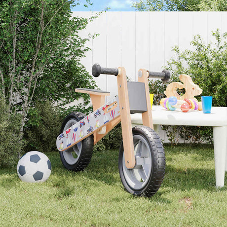 VidaXL Laufrad für Kinder grau mit Aufdruck
