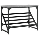 VIDAXL -Schuhregal 60x30x45 cm verarbeitetes Holzgrau Sonoma