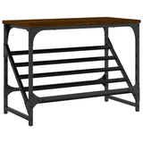 VIDAXL -Schuhregal 60x30x45 cm verarbeitete Holzbraunenfarbe