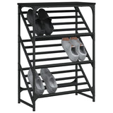 VidaXL shoe rack 60x30x85 cm processed wood black