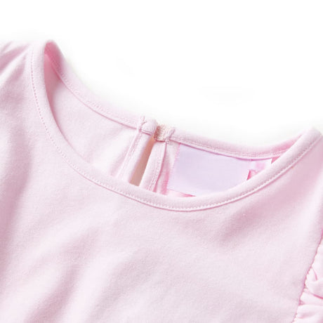VidaXL Kinderkleid mit Rüschen 92 Hellrosa