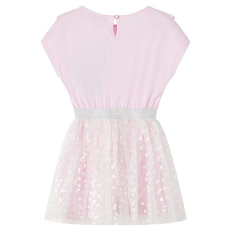 VidaXL Kinderkleid mit Rüschen 116 Hellrosa