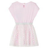 VidaXL Kinderkleid mit Rüschen 128 Hellrosa