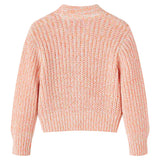 VidaXL Kinderstrickjacke gestrickt 128 rosa gemischt