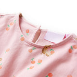 VidaXL Kinderkleid mit Kordelzug 116 Hellorange