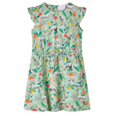 VidaXL Kinderkleid 116 helles Khaki