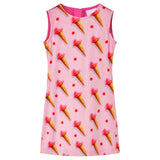 VidaXL Kinderkleid 104 leuchtendes Rosa