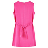 VidaXL Kinderkleid 104 leuchtendes Rosa