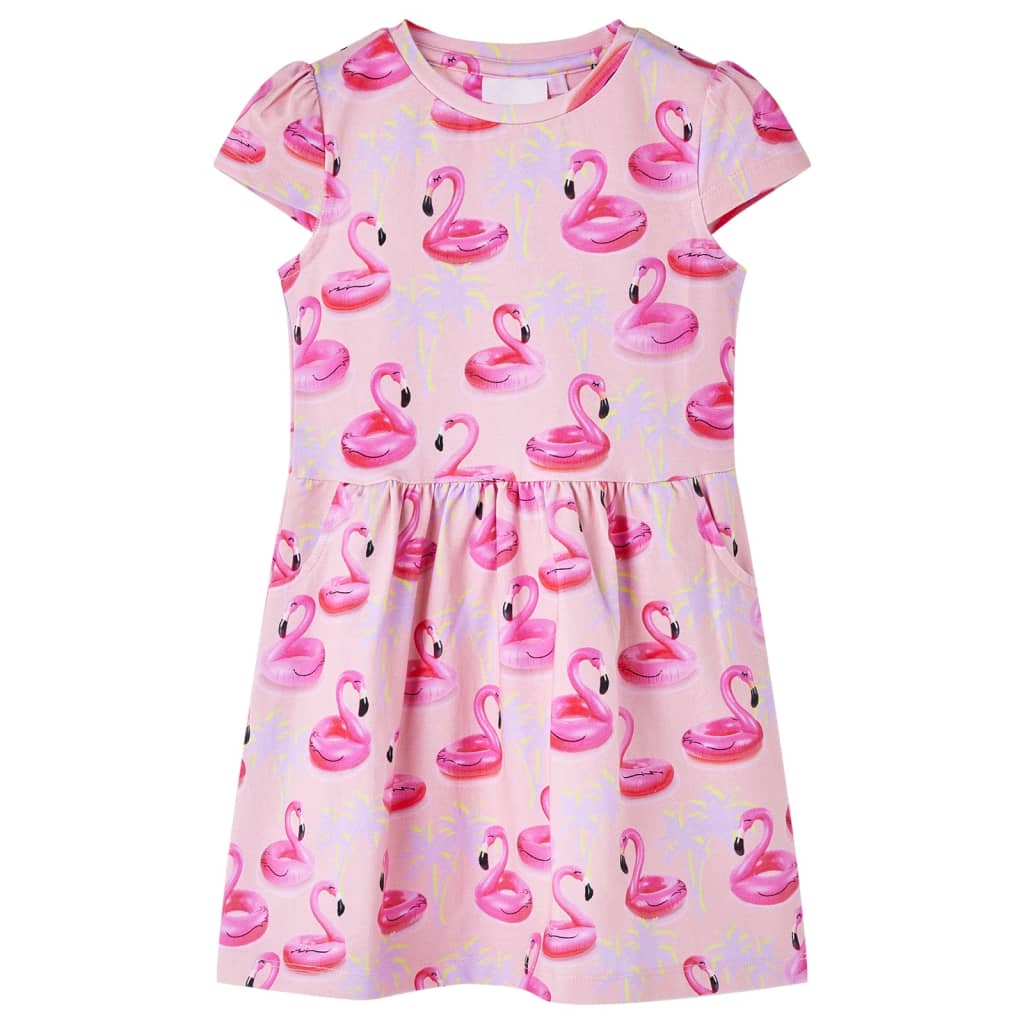 VidaXL Kinderkleid 92 hellrosa