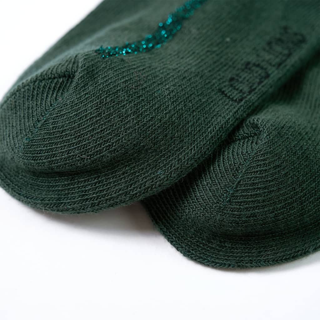 VidaXL Kinderstrumpfhose 116 dunkelgrün