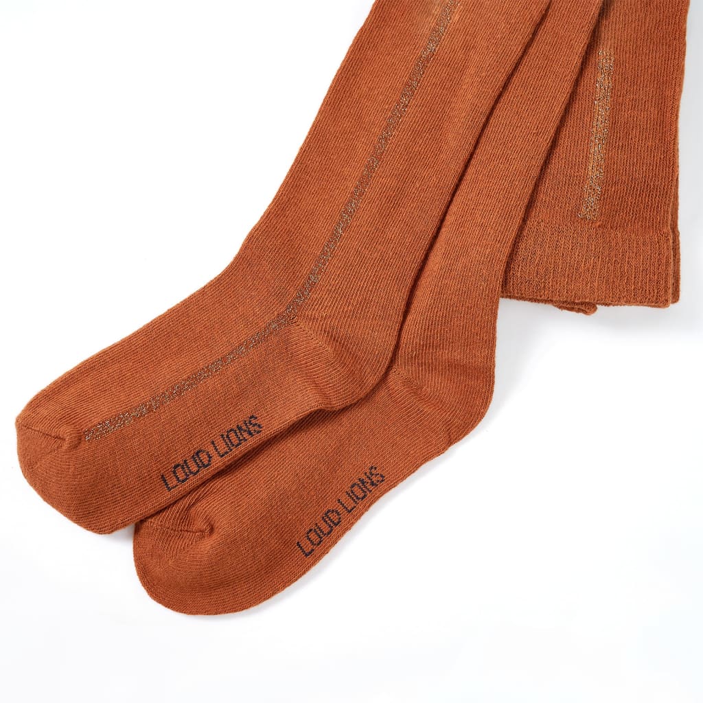 VidaXL Kinderstrumpfhose 140 cognacfarben