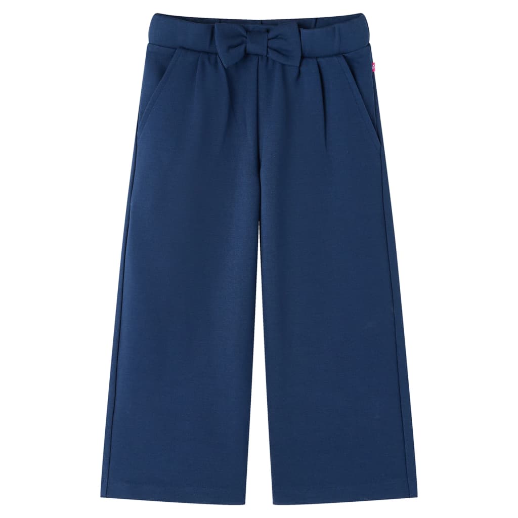 VidaXL Kinderhose mit weitem Bein 140 Marineblau
