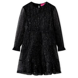 VidaXL Kinderkleid mit langen Ärmeln 92 Schwarz