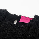 VidaXL Kinderkleid mit langen Ärmeln 92 Schwarz