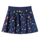 Vidaxl Skirt per bambini 116 blu navy