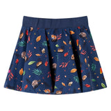 Vidaxl Skirt per bambini 116 blu navy