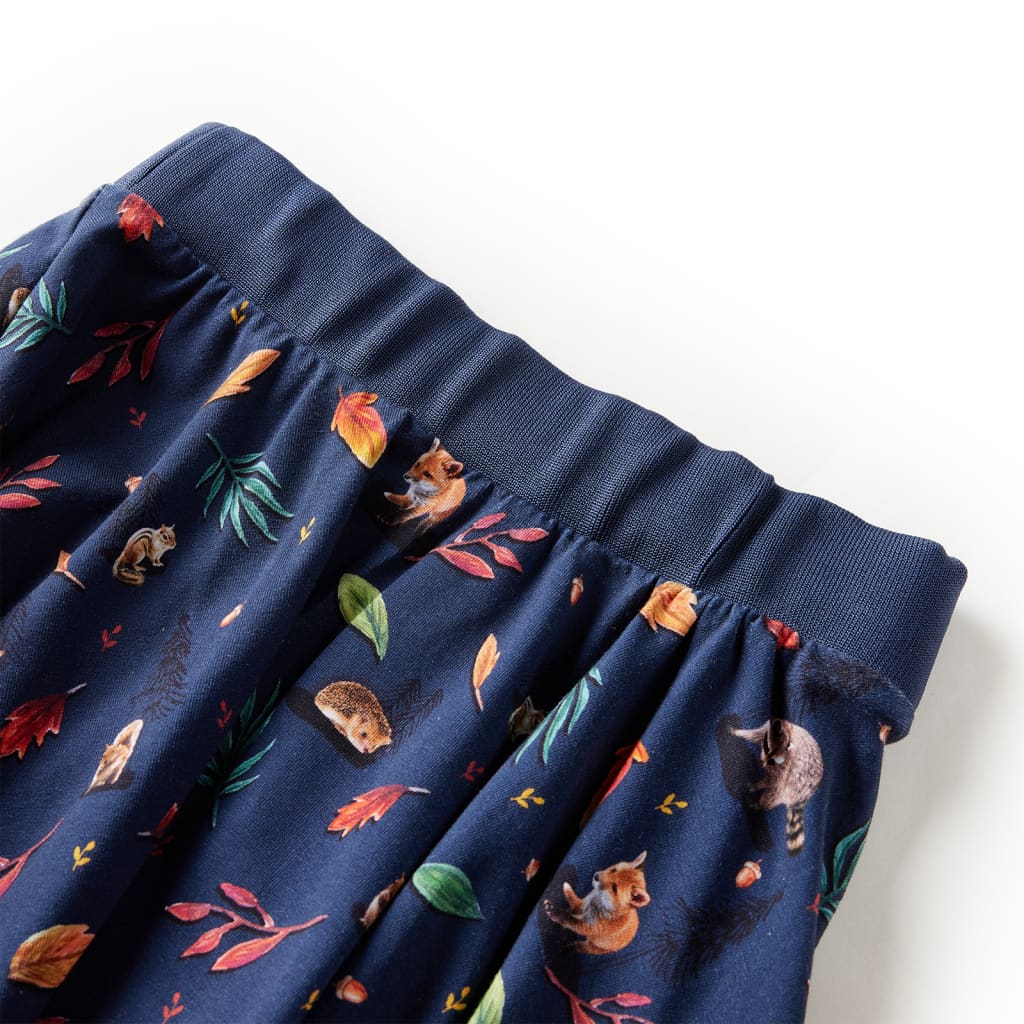 Vidaxl Skirt per bambini 116 blu navy