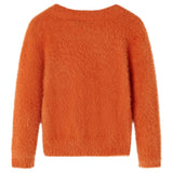 Vidaxl Children's sweater knitted 92 Oranjebruin