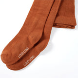 VidaXL Kinderstrumpfhose 128 cognacfarben