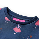 VidaXL Kinderkleid 128 Marineblau
