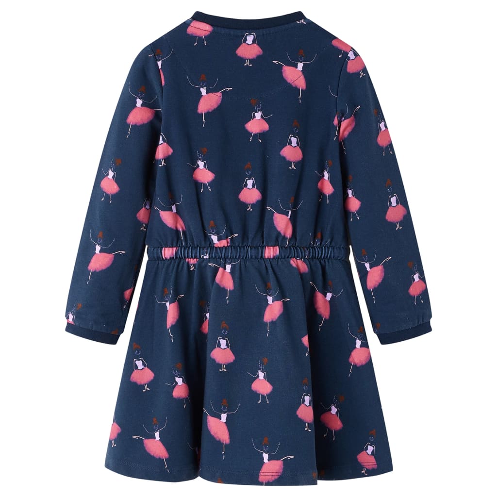 VidaXL Kinderkleid 140 Marineblau
