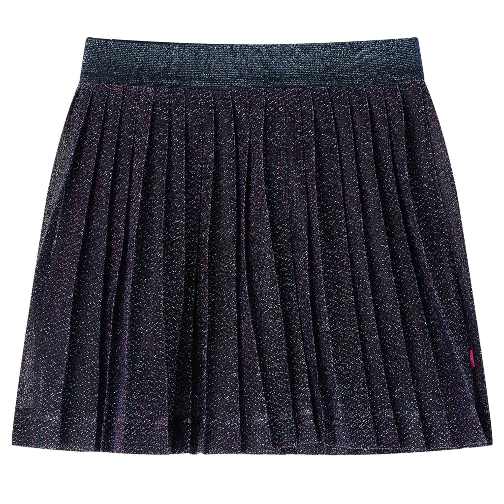 VidaXL Kinderrock mit Glitzer 140 Marineblau