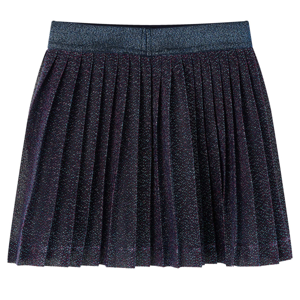VidaXL Kinderrock mit Glitzer 140 Marineblau