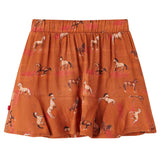 Vidaxl Children's Skirt 92 Cognac -farget