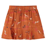 Vidaxl Falda infantil 116 Cognac Colored